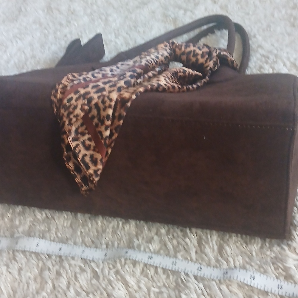 Brown Suede Purse - Picture 6 of 7